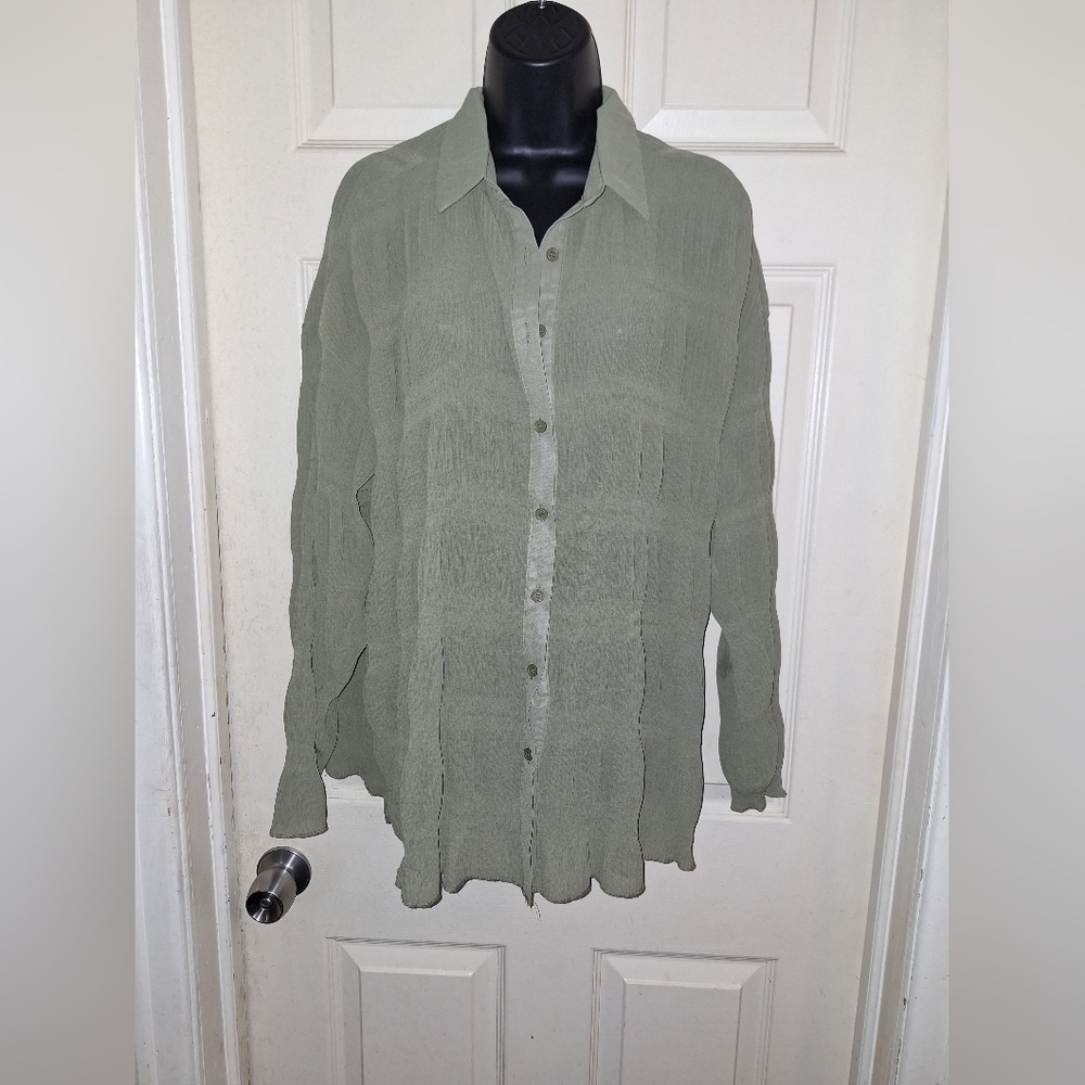 Misguided ruched blouse size 2